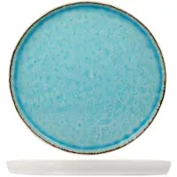 Cosy & Trendy Assiette plate Laguna Ø 27 cm bleu