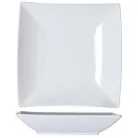 COSY&TRENDY Assiette creuse Avantgarde 22,5 x 22,5 cm blanc