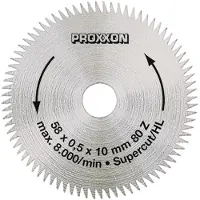 Proxxon Micromot Lame de scie circulaire Super-cut 58 mm