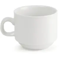 Olympia Tasse à thé en porcelaine blanche 20 cl (12 pièces)