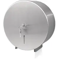 Jantex Distributeur Papier Hygiénique Jumbo / Acier Inoxydable