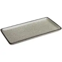 Olympia Assiette rectangulaire minérale | 2 tailles (4/6 pièces)
