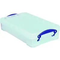 Really Useful Box Really 4C Aufbewahrungsbox 4 Liter, transparent klar