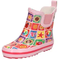 Beck Bottes en caoutchouc mélange de couleurs / rose
