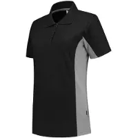 Tricorp 202003BlackGreyM Poloshirt Bicolor Dames (M)