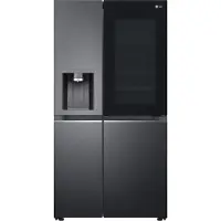 LG GSXV90MCAE, Pose libre, Porte américaine, Noir, Touche, Sans fil, LED, Intérieur