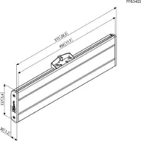 Vogel's Pfb 3405 Interface Bar 515 Mm Noir