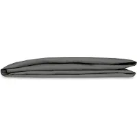 Kayori Drap-Housse Kayori Shizu Anthracite (Percale)-120 x 200 cm