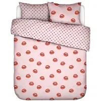 Covers & co Kiss My Sass housse de couette en coton perkal 200TC - y compris taies d’oreiller