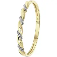 Lucardi Bague or / transparent