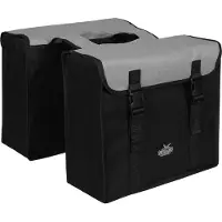 Greenlands Bicycle Bags Sacoche vélo Greenlands - Double sacoche vélo - 34 litres - Noir-Gris