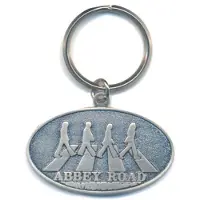 Rock Off The Beatles Porte-Clés Métal Abbey Road Crossing Iii