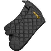 Bartscher Gants pour casseroles 420 A500512, Gant + mitaine de cuisine, Noir
