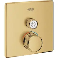 GROHE Thermostat GROHTHERM SMARTCONTROL eck 1 Abspv cool sunrise brossé