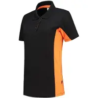 Tricorp 202003BlackOrangeS Poloshirt Bicolor Dames (S)