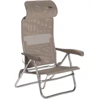 Crespo - Chaise de plage - AL/205 - Compact - Gris clair