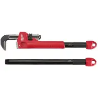Milwaukee Clé serre tube ajustable - - Cheater - 250/450/600 mm - Acier - Résistance accrue