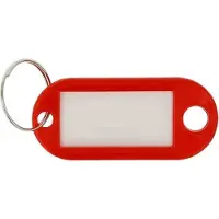 Westcott Porte-clés rouge, 100 pcs, Rouge