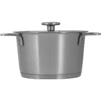 ComBekk S-S 151103 Recycled Stainless Steel, marmite avec couvercle, 18 cm, 2,4L