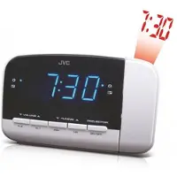 JVC Radio-réveil RA-F230W Blanc