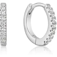 Ania Haie Boucles d’oreilles Mini Sparkle en argent avec zirconium