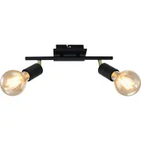 LumenXL Plafonnier moderne avec 2 spots - Kel