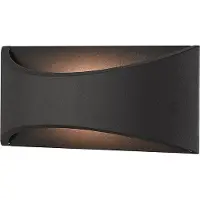 LumenXL Applique de salle de bain moderne - noir