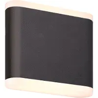 LumenXL Applique extérieure Hannover avec LEDs intégrées - noir