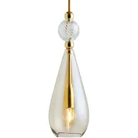 Ebb & Flow Smykke Suspension Shiny Gold | Golden Smoke | Crystal Swirl E14IP20