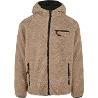 Brandit Veste en polaire camel