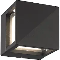 LumenXL Applique murale carrée Otis - noir