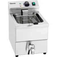 Bartscher Friteuse "SNACK III" 8 Litres | 265 x 430 x 340 mm | 3,25 kW | Acier inoxydable