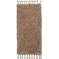 Ferm Living Amass Long Pile Tapis Runner (140 x 70 cm) | White Pepper