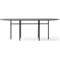 Menu Snaregade Oval Table à Manger Black | Black Oak