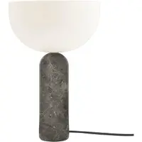 New Works Kizu Lampe de Table Large | Gris du Marais Marble