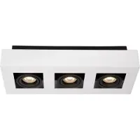 Lucide Xirax Spot de Plafond White | 3x5W 2200K|3000K