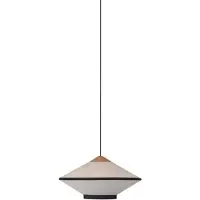 Forestier Suspension , Cymbal S, dimmable, Beige, Salon / séjour, Tissu / textile, Design
