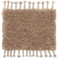 Ferm Living Amass Long Pile Tapis Mat (50 x 70 cm) | White Pepper