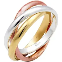 Elli Bague 'Trio' or / or rose / argent