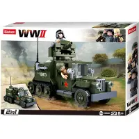 Sluban WWII - GAZ Allied Half-Track 2in1