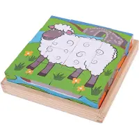 Bigjigs Casse-tête en bois Animaux de la ferme