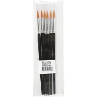 Creativ Company Ronde Penselen - No. 12, 6st. (5 mm)