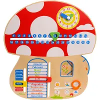Gerkimex Calendrier en bois avec saisons