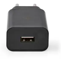 Nedis Chargeur secteur - 12 W - charge rapide - 1x 2.4 A A - nombre de sorties : 1 - USB-A - câble Lightning 8 broches (en vrac) - 1.00 m - sortie à tension unique