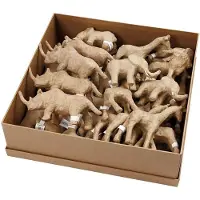 Creativ Company Jungle Dieren papier-maché, 32pcs.