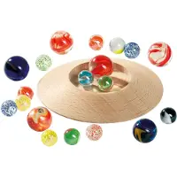 Goki Jeu de billes avec plateau, 31 billes