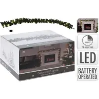 Koopman Guirlande de Noël Ambiance avec 30 LED 270 cm