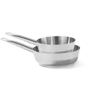 Hendi Sauteuse sans couvercle, Poêle + casserole, Argent