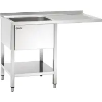 Bartscher Evier | inox | 1 cuvette gauche | 120x70x85 cm