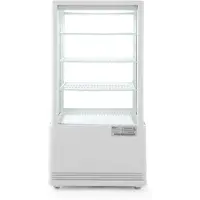Arctic Vitrine réfrigérée de table Arktic à 3 étagères, capacité de 98 litres, 230 V, blanche